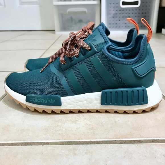 teal adidas sneakers